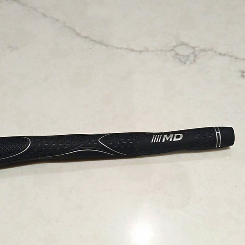 Black rubber golf club - black,
